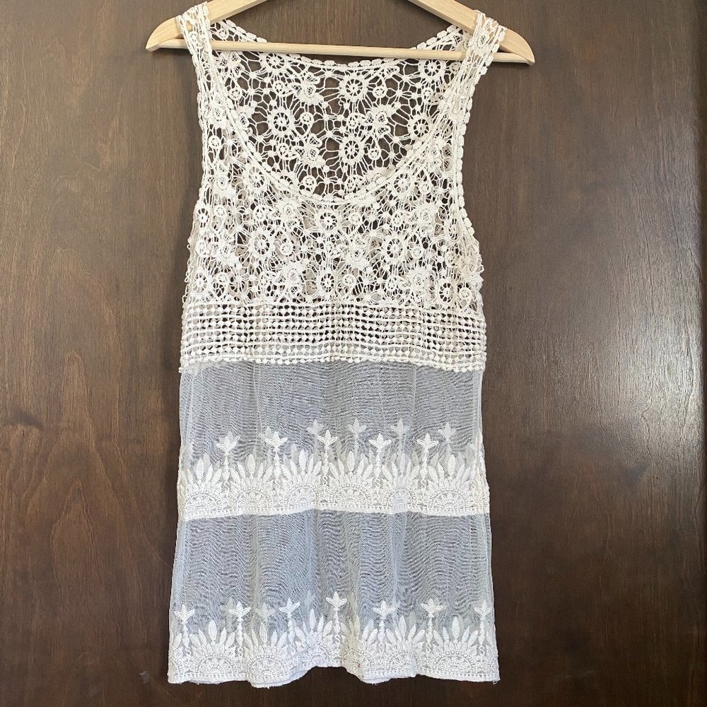 Absolutely beautiful white lace coverup